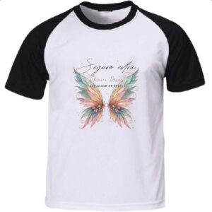 Camiseta Raglan Salmos seguro estouu