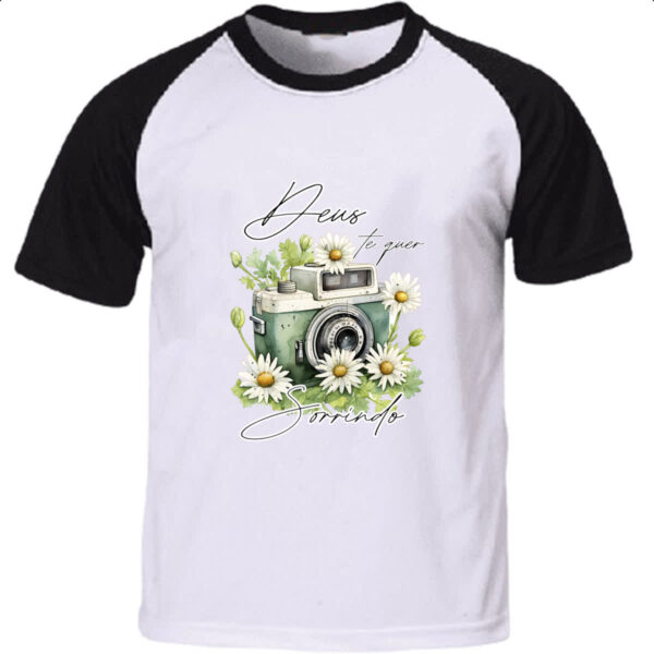 Camiseta Raglan Salmos sorrindo
