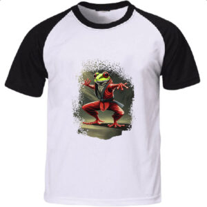 Camiseta Raglan Sapo Kung Fu