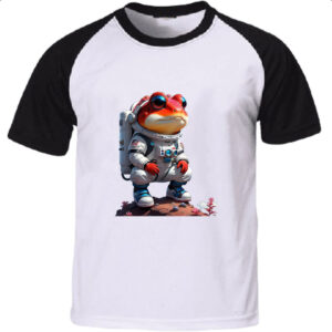 Camiseta Raglan Sapo astronauta