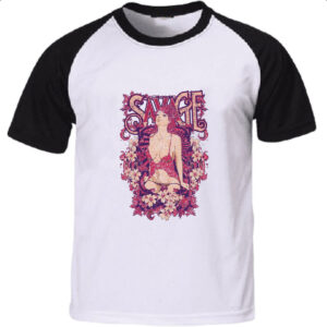 Camiseta Raglan Savage girl