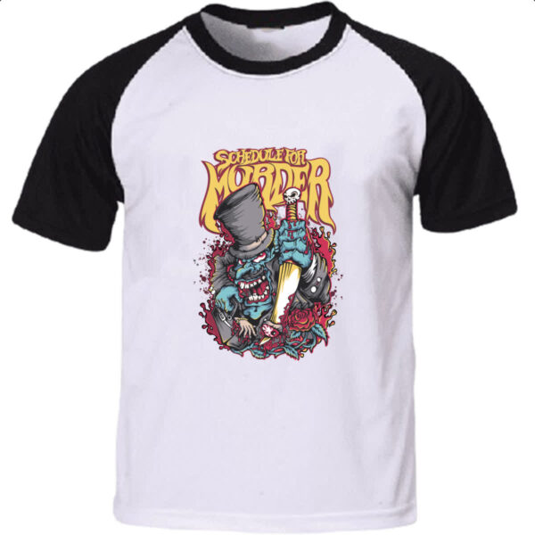 Camiseta Raglan Schedule for morder