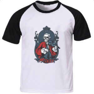 Camiseta Raglan Skull Mozart