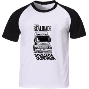 Camiseta Raglan Sonho caminhao