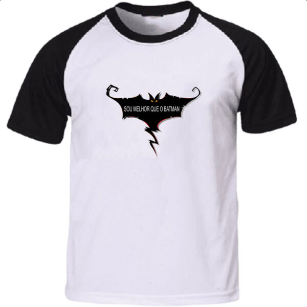 Camiseta Raglan Sou melhor que o Batman