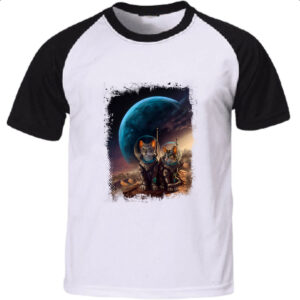 Camiseta Raglan Spacekittens