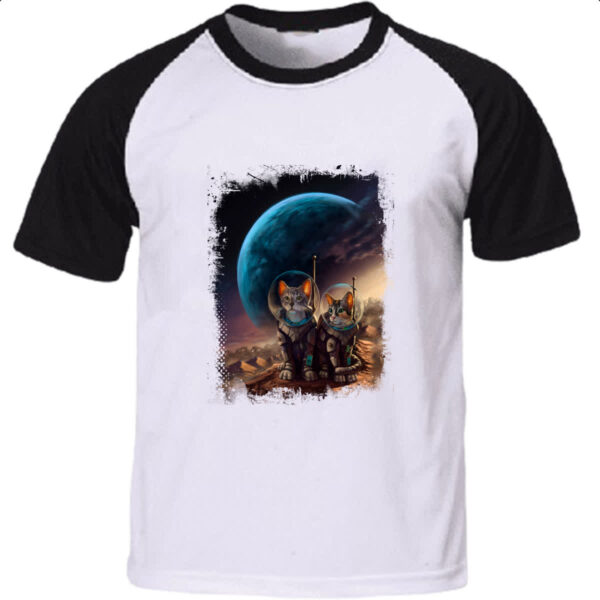 Camiseta Raglan Spacekittens