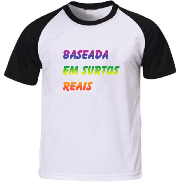 Camiseta Raglan Baseada em surtos reais