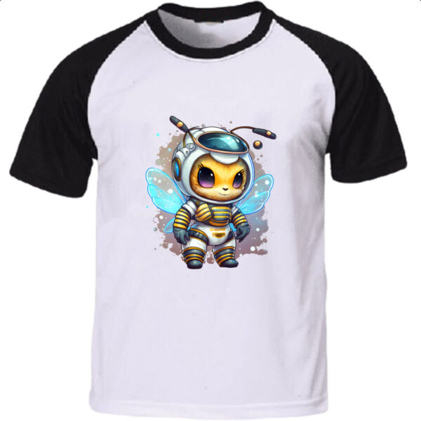 Camiseta Raglan Abelha astronauta