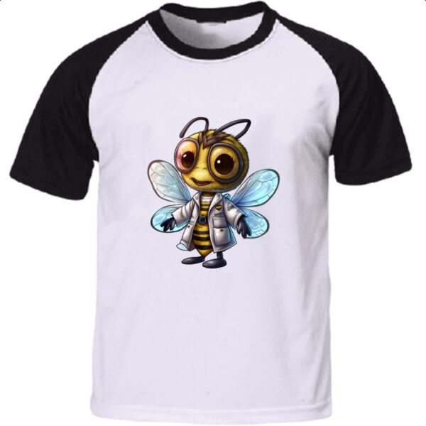 Camiseta Raglan Abelha medica
