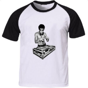 Camiseta Raglan Bruce Lee DJ
