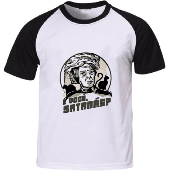 Camiseta Raglan Bruxa do 71 e voce satanas