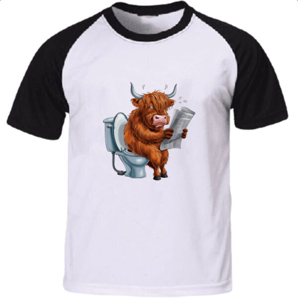 Camiseta Raglan Bufalo na sala de forca