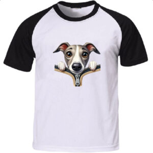 Camiseta Raglan Whippet no Ziper