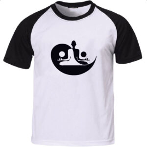 Camiseta Raglan Yin e Yang Adamaste