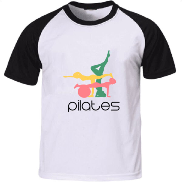 Camiseta Raglan Academia fitnes pilates