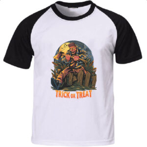 Camiseta Raglan Halloween Trick or Treat