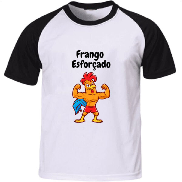 Camiseta Raglan Academia frango esforcado