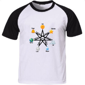 Camiseta Raglan Heptagrama oraculo