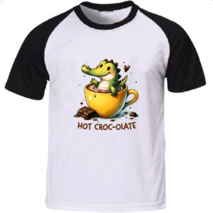 Camiseta Raglan Hot Croc-olate
