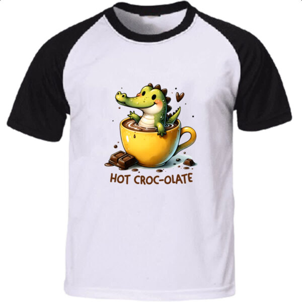 Camiseta Raglan Hot Croc-olate