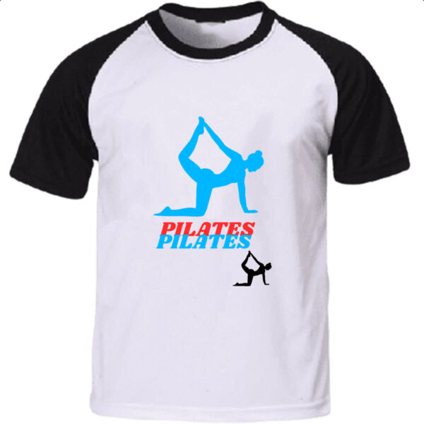 Camiseta Raglan Academia saude ppilates