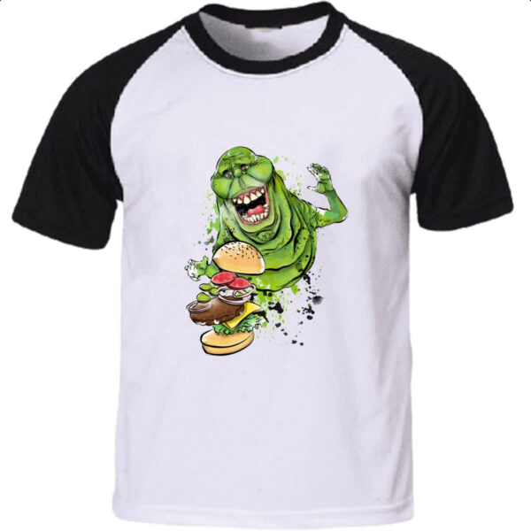 Camiseta Raglan Caca Fantasmas Ghostbusters Geleia