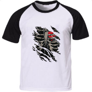 Camiseta Raglan Caixa Toracica
