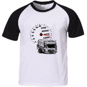 Camiseta Raglan Caminhao velocimetro