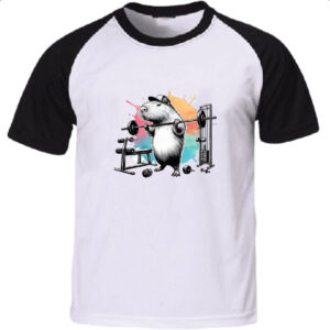 Camiseta Raglan Capivara Maromba Pesos