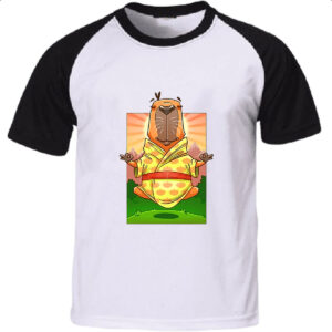 Camiseta Raglan Capivara adamaste