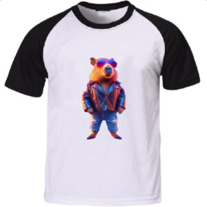 Camiseta Raglan Capivara balada