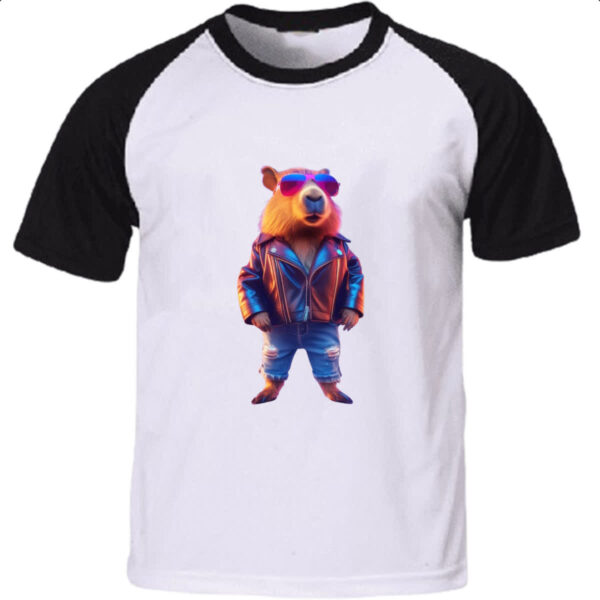 Camiseta Raglan Capivara balada