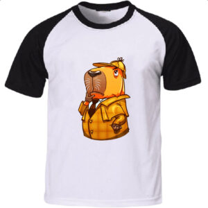 Camiseta Raglan Capivara Holmes
