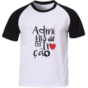 Camiseta Raglan Administracao - 2