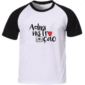 Camiseta Raglan Administracao - 3