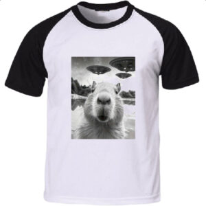Camiseta Raglan Capivara UFOs