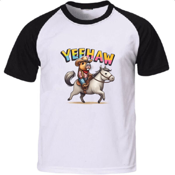 Camiseta Raglan Capivara western