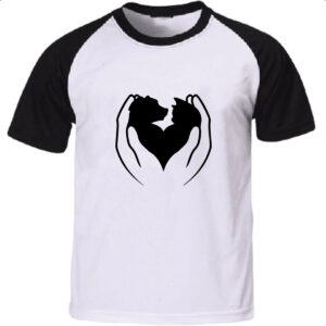 Camiseta Raglan Adocao Pet carinho