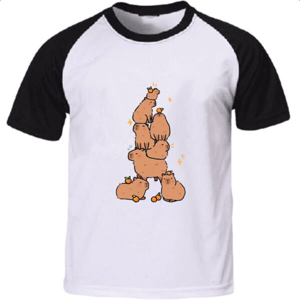 Camiseta Raglan Capivarias