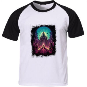Camiseta Raglan Castelo sombrio