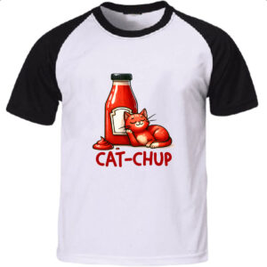 Camiseta Raglan Cat-Chup
