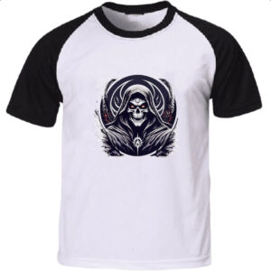 Camiseta Raglan Caveira Dark Terror
