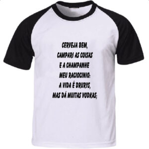 Camiseta Raglan Cerveja bem