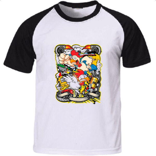 Camiseta Raglan Chicken turbo