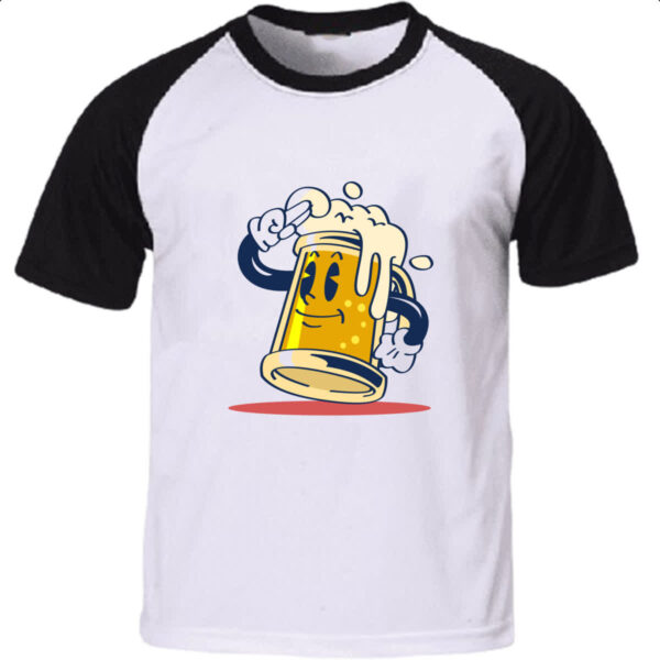 Camiseta Raglan Chopp em continencia