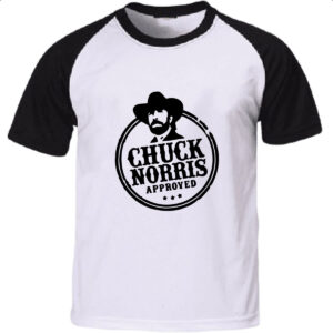 Camiseta Raglan Chuck Norris Aproved