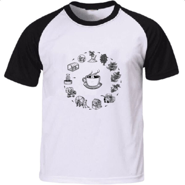 Camiseta Raglan Ciclo do Cafe