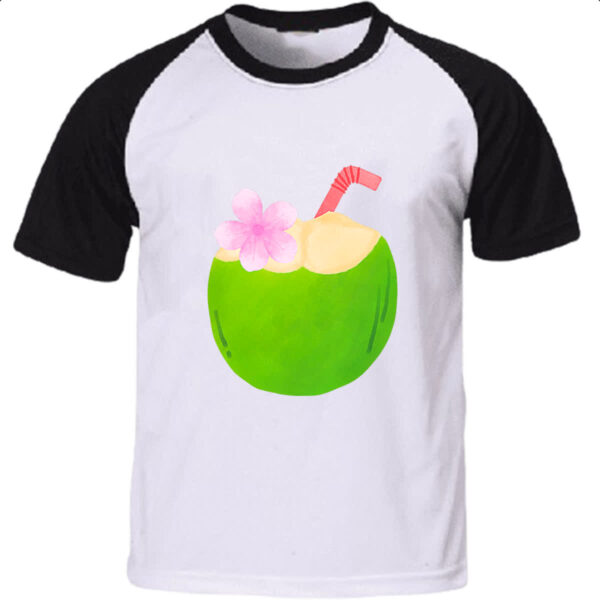 Camiseta Raglan Agua de coco ferias