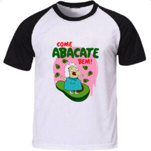 Camiseta Raglan Come abacate bem